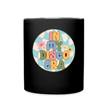 Disco Groovy Hippie des années 70 des années 80 Vintage Seventies - Mug uni - noir - Devant