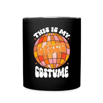 Disco Groovy Hippie des années 70 des années 80 Vintage Seventies - Mug uni - noir - Devant