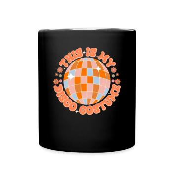 Disco Groovy Hippie des années 70 des années 80 Vintage Seventies - Mug uni - noir - Devant