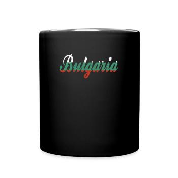 Bulgarie Bulgarie Lettrage Bulgarie - Mug uni - noir - Devant