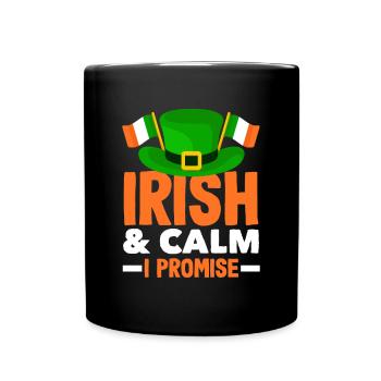 Funny Irishman Ireland Gift - Full Colour Mug - black - Front