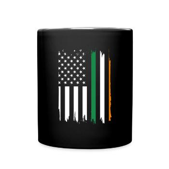 Funny Irishman Ireland Gift - Full Colour Mug - black - Front