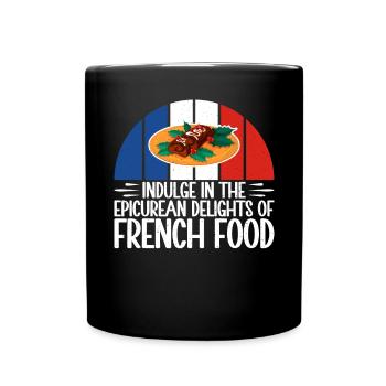 Cadeaux de cuisine française - Mug uni - noir - Devant