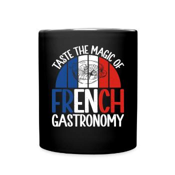 Cadeaux de cuisine française - Mug uni - noir - Devant