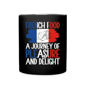 Cadeaux de cuisine française - Mug uni - noir - Devant