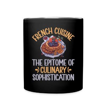 French Food Gifts - Full Colour Mug - black - Front