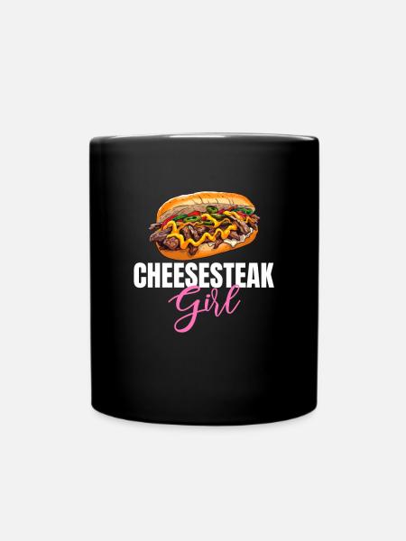 Philly Cheesesteak apparel - Tasse einfarbig - Schwarz