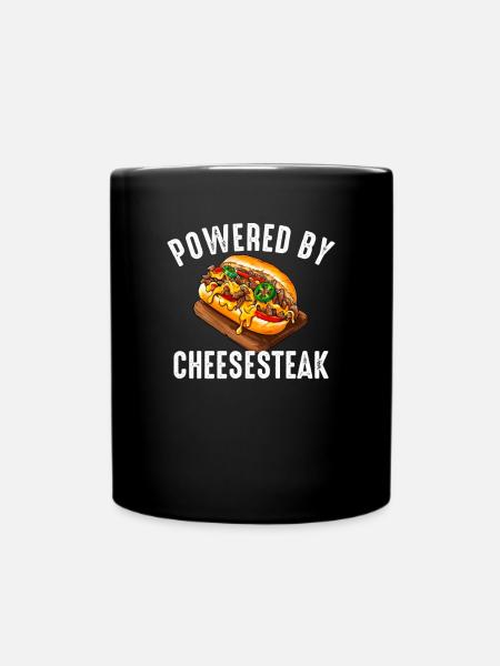 Philly Cheesesteak apparel - Tasse einfarbig - Schwarz