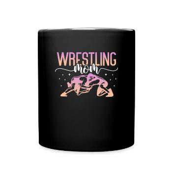 Wrestling Wrestler Fight Wrestling Ringer Gift - Full Colour Mug - black - Front