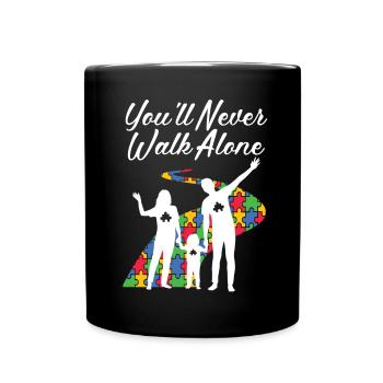Autismus Awareness Day Autist Geschenk - Tasse einfarbig - Schwarz - Vorne