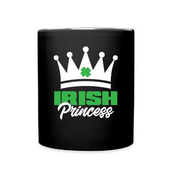 Funny Irishman Ireland Gift - Full Colour Mug - black - Front