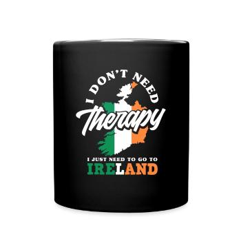 Funny Irishman Ireland Gift - Full Colour Mug - black - Front