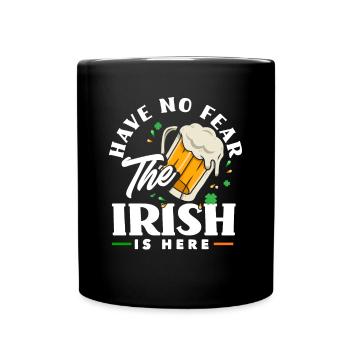 Funny Irishman Ireland Gift - Full Colour Mug - black - Front