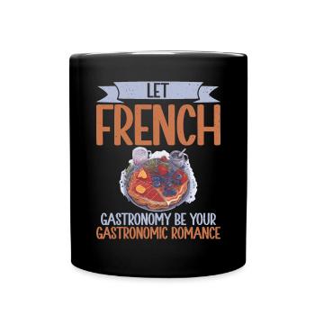 French Food Gifts - Full Colour Mug - black - Front