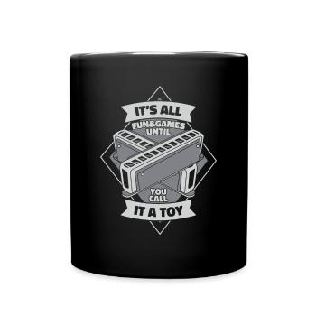 Jusqu’à ce que vous l’appeliez un harmoniste de harpe à bouche jouet - Mug uni - noir - Devant