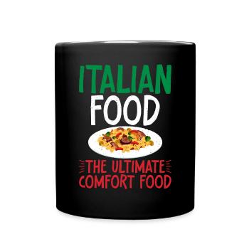 Italian Food Gifts - Tasse einfarbig - Schwarz - Vorne