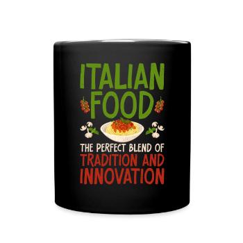 Italian Food Gifts - Full Colour Mug - black - Front