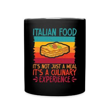 Italian Food Gifts - Full Colour Mug - black - Front