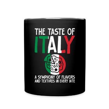Italian Food Gifts - Full Colour Mug - black - Front