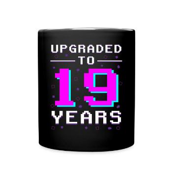 Gamer Year 19: Retro Game Master - Full Colour Mug - black - Front