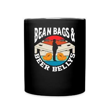 Tenue « cornhole Player Beer Drinking Bean Bags » - Mug uni - noir - Devant