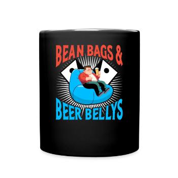 Tenue « cornhole Player Beer Drinking Bean Bags » - Mug uni - noir - Devant