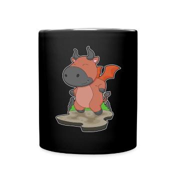 Taurus Halloween Demon - Full Colour Mug - black - Front