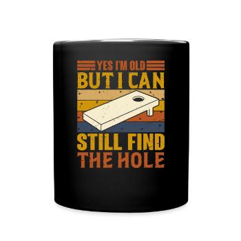 Tenue d’équipe Cornhole Lover Legend Champion - Mug uni - noir - Devant