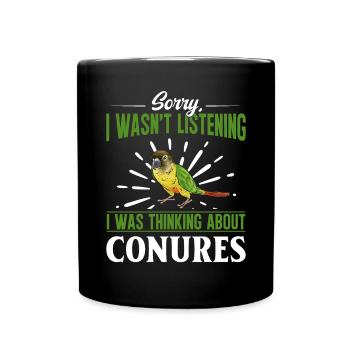Molina Parakeet Parrot Bird Parakeet - Full Colour Mug - black - Front