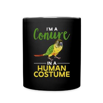 Molina Parakeet Parrot Bird Parakeet - Full Colour Mug - black - Front