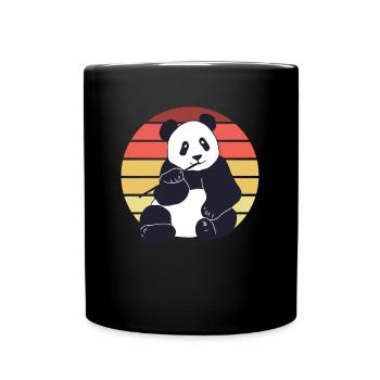 Panda Ours Panda géant japonais - Mug uni - noir - Devant