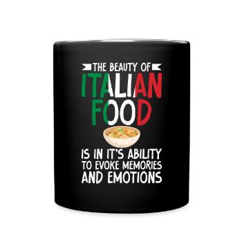Italian Food Gifts - Full Colour Mug - black - Front