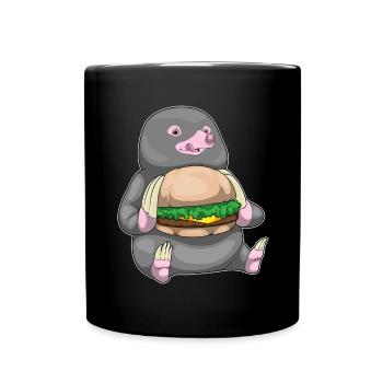 Mole Cheeseburger - Mug uni - noir - Devant