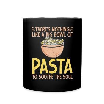 Italian Food Gifts - Tasse einfarbig - Schwarz - Vorne