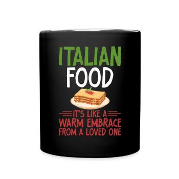 Italian Food Gifts - Full Colour Mug - black - Front