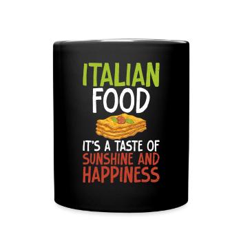 Italian Food Gifts - Full Colour Mug - black - Front