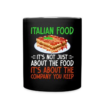 Italian Food Gifts - Full Colour Mug - black - Front