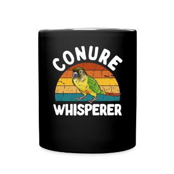 Molina Parakeet Parrot Bird Parakeet - Full Colour Mug - black - Front