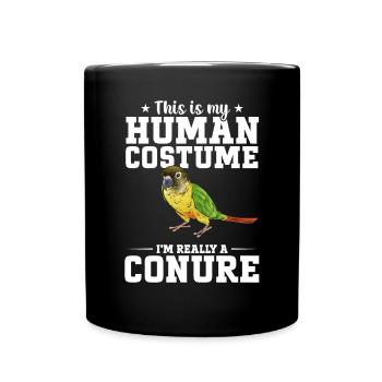 Molina Parakeet Parrot Bird Parakeet - Full Colour Mug - black - Front