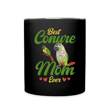 Molina Parakeet Parrot Bird Parakeet - Full Colour Mug - black - Front