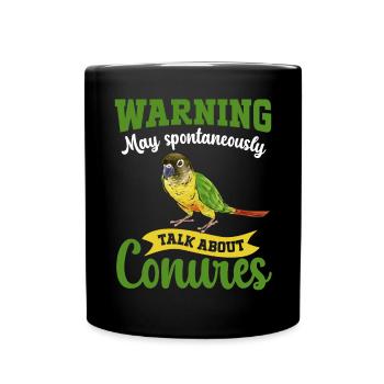 Molina Perruche Perroquet Perruche Oiseau Perruche - Mug uni - noir - Devant