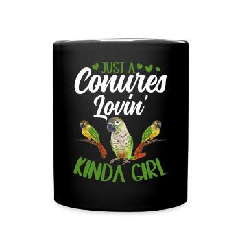 Molina Parakeet Parrot Bird Parakeet - Full Colour Mug - black - Front