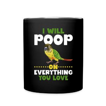 Molina Perruche Perroquet Perruche Oiseau Perruche - Mug uni - noir - Devant