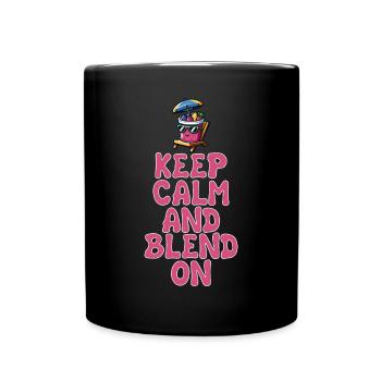 Keep Calm And Blend On Summer Retreat - Full Colour Mug - black - Front