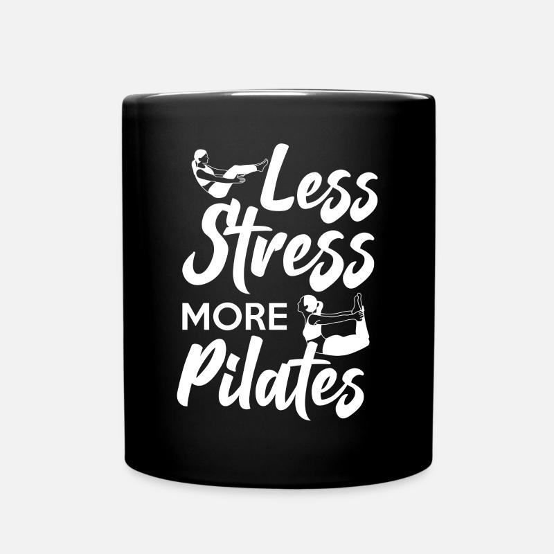 Pilates Instructor Teacher Less - Tasse einfarbig - Schwarz