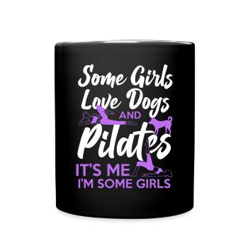 Instructeur de Pilates Professeur Fille - Mug uni - noir - Devant