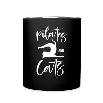 Instructeur de Pilates Enseignant Chat - Mug uni - noir - Devant