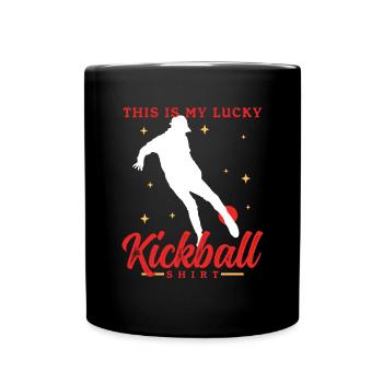 Kickball Kickball Joueur Kickballer Cadeau - Mug uni - noir - Devant