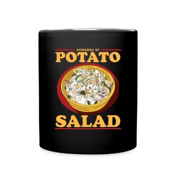 Salade de pommes de terre Salade de pommes de terre cadeau - Mug uni - noir - Devant