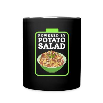 Salade de pommes de terre Härdöpfelsalat Cadeau - Mug uni - noir - Devant